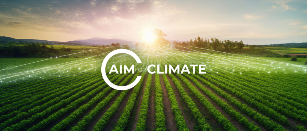 AIM for Climate Innovation Sprint header image and logo